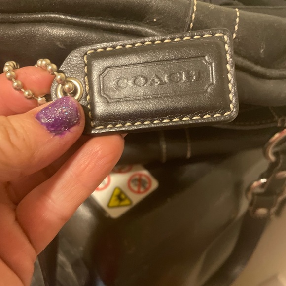 Coach authentic bag black this is from 7 years ago or longer … - Picture 1 of 5